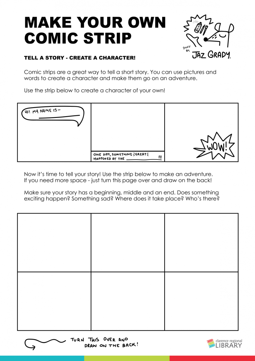 Worksheets to help you draw cartoons - Clarence Regional Library Regarding The Story Of Stuff Worksheet