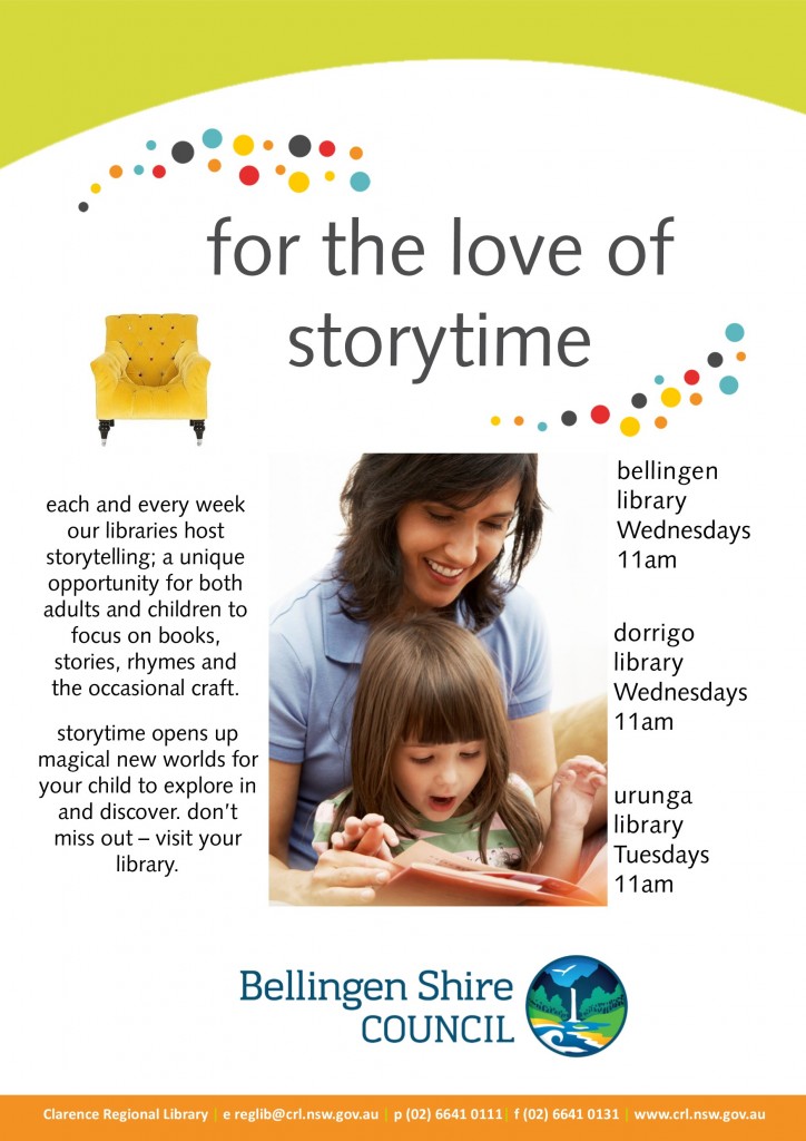 BSC Storytime poster